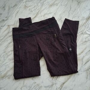Lululemon Geometric Zipper Pocket Legging 4